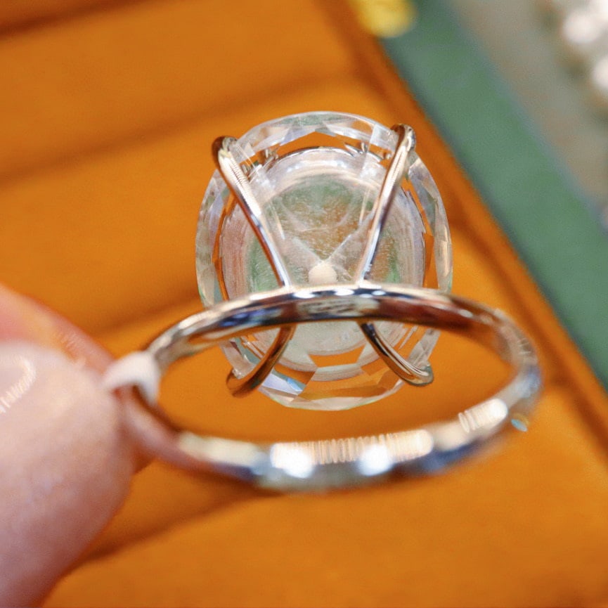 14k Gold 1.66 Ctw Natural Tsavorite & Diamond Ring - 4