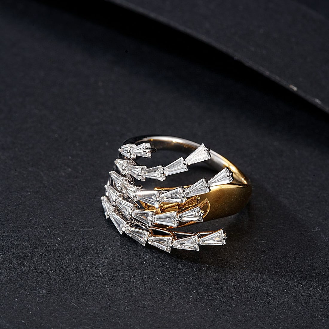 14k Gold 1.32 Ct Natural H Diamond Ring - 2
