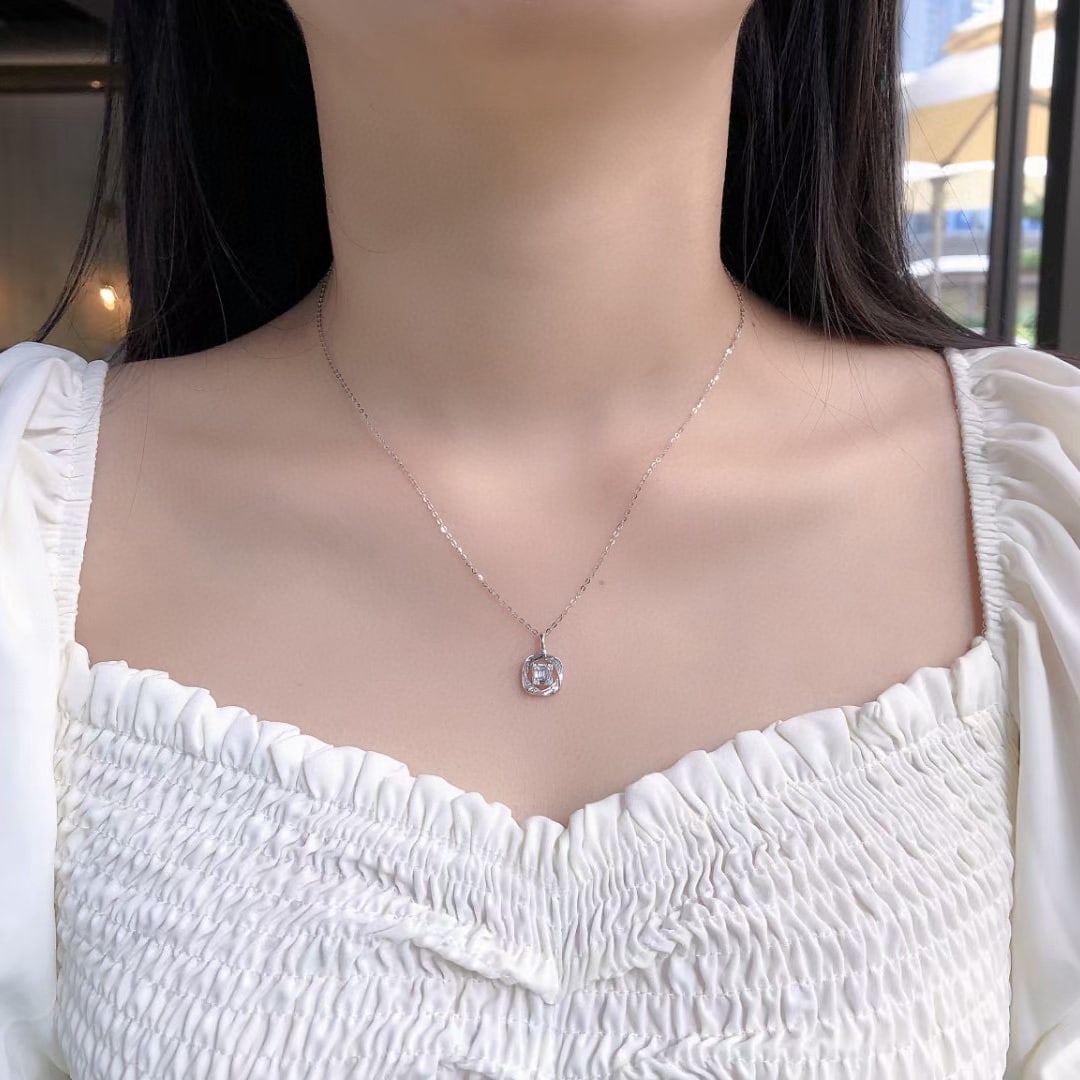 14k Gold 0.20 Ctw Natural H Diamond Pendant( Without Chain ) - 5