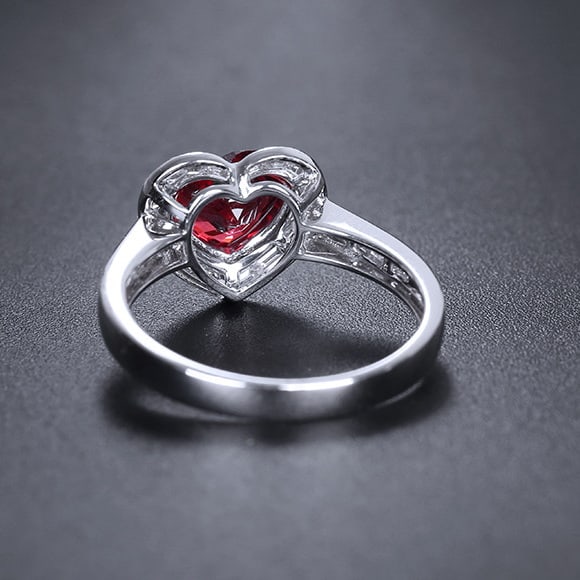 14k Gold 1.65 Ctw Natural Spinel & Diamond Ring - 6