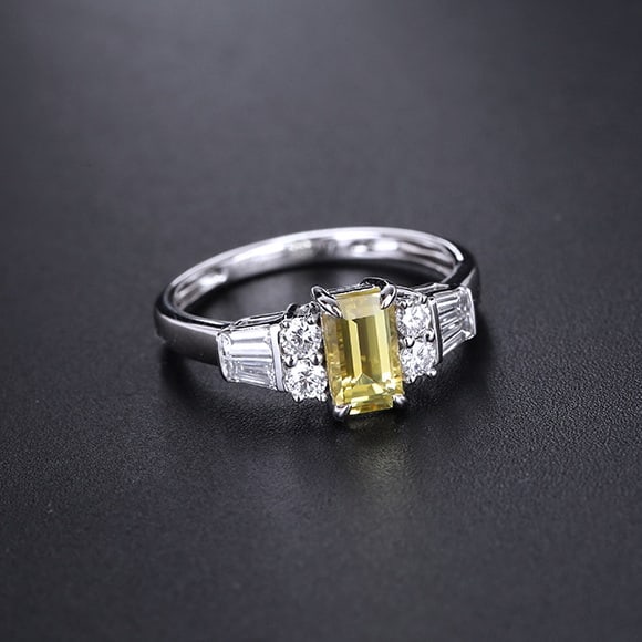 14k Gold 1.58 Ctw Natural Chrysoberyl & Diamond Ring - 3