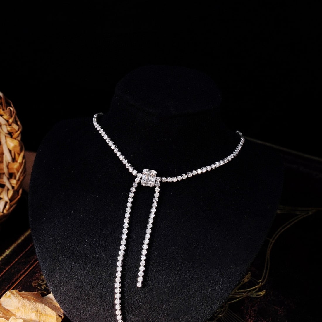 14k Gold 2 Ct Natural H Diamond Necklace - 3