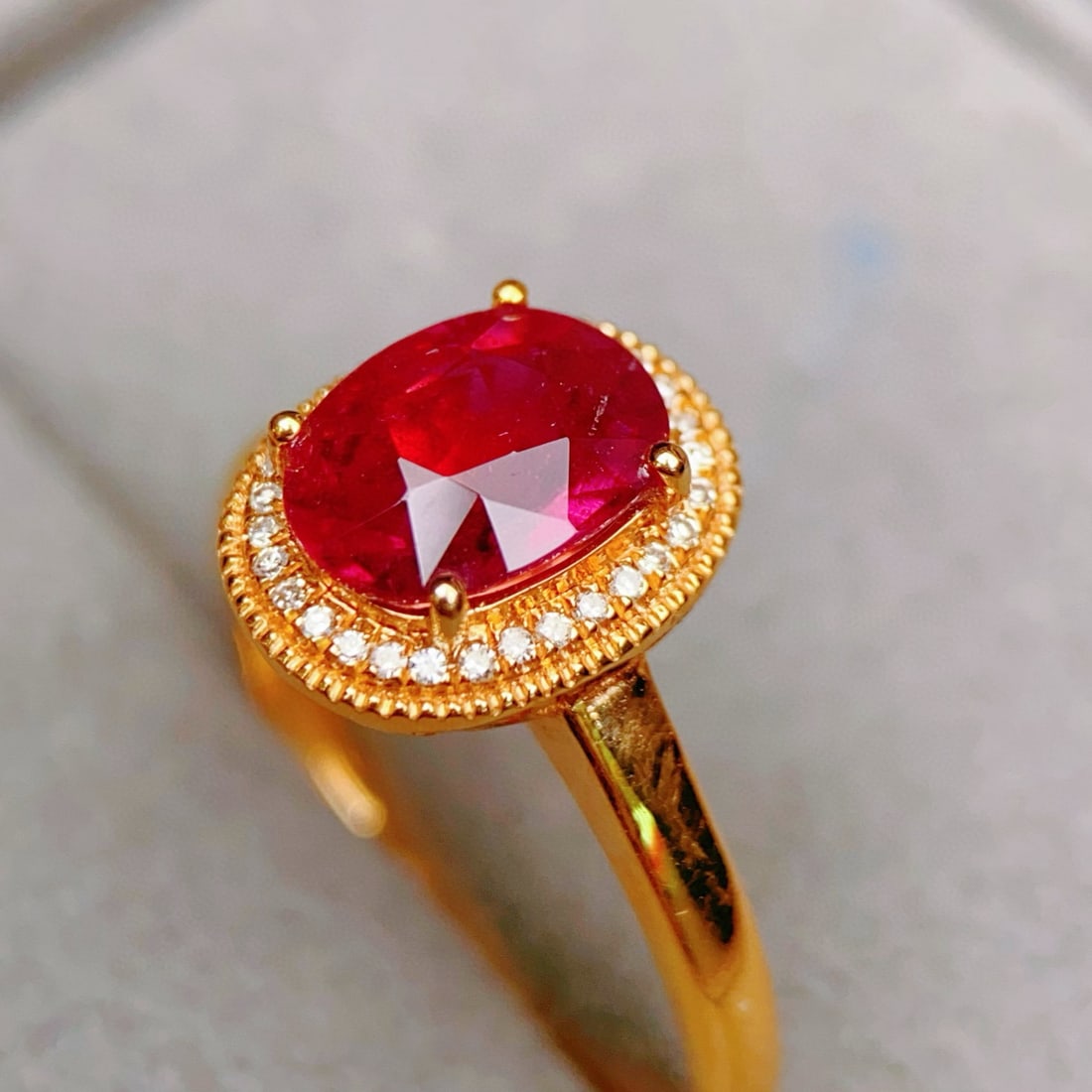14k Gold 1.64 Ctw Natural Tourmaline & Diamond Ring - 4