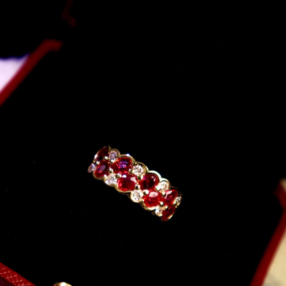 14k Gold 2.27 Ctw Natural Ruby & Diamond Ring - 2