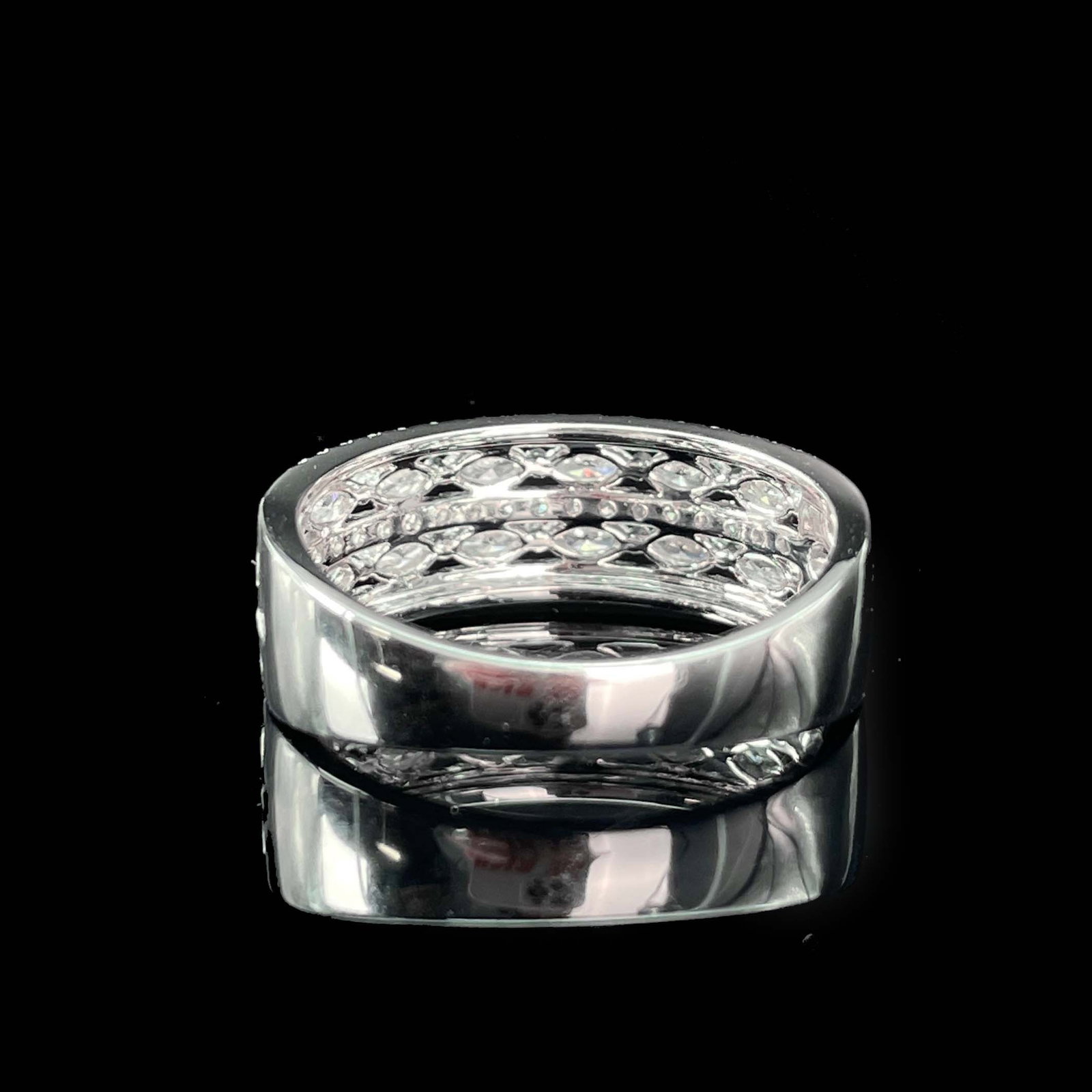 14k Gold 1.1 Ct Natural H Diamond Ring - 4