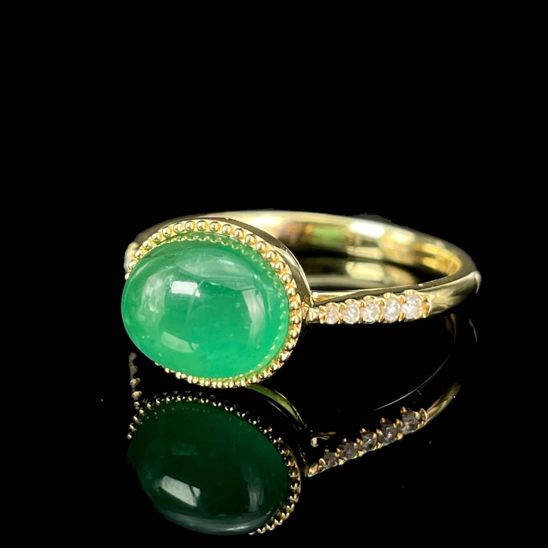 14k Gold 2.37 Ctw Natural Emerald & Diamond Ring - 3