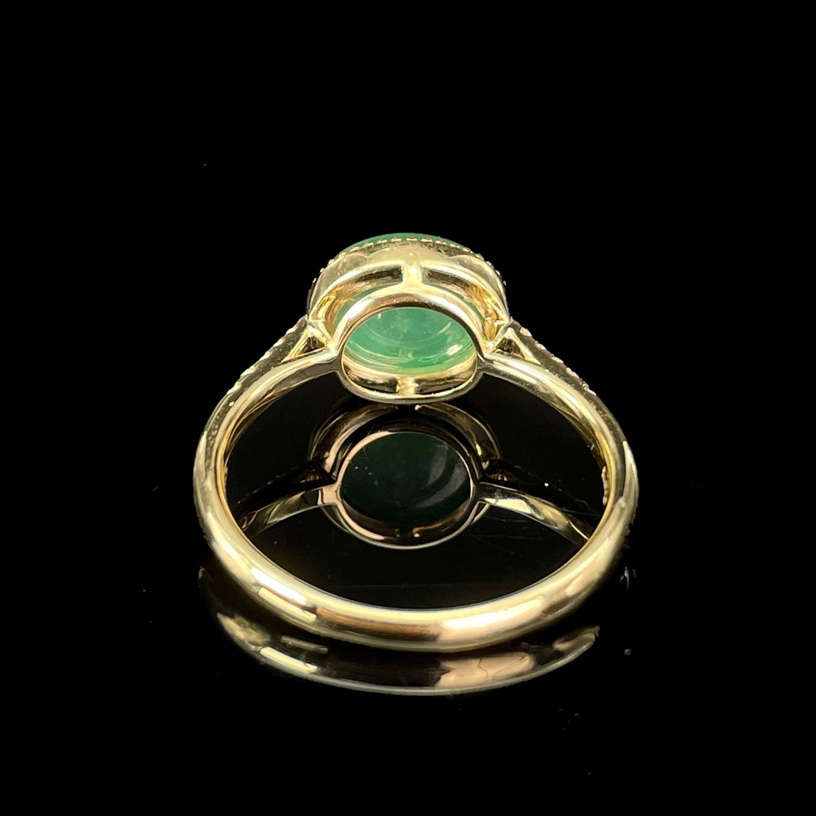 14k Gold 2.37 Ctw Natural Emerald & Diamond Ring - 4