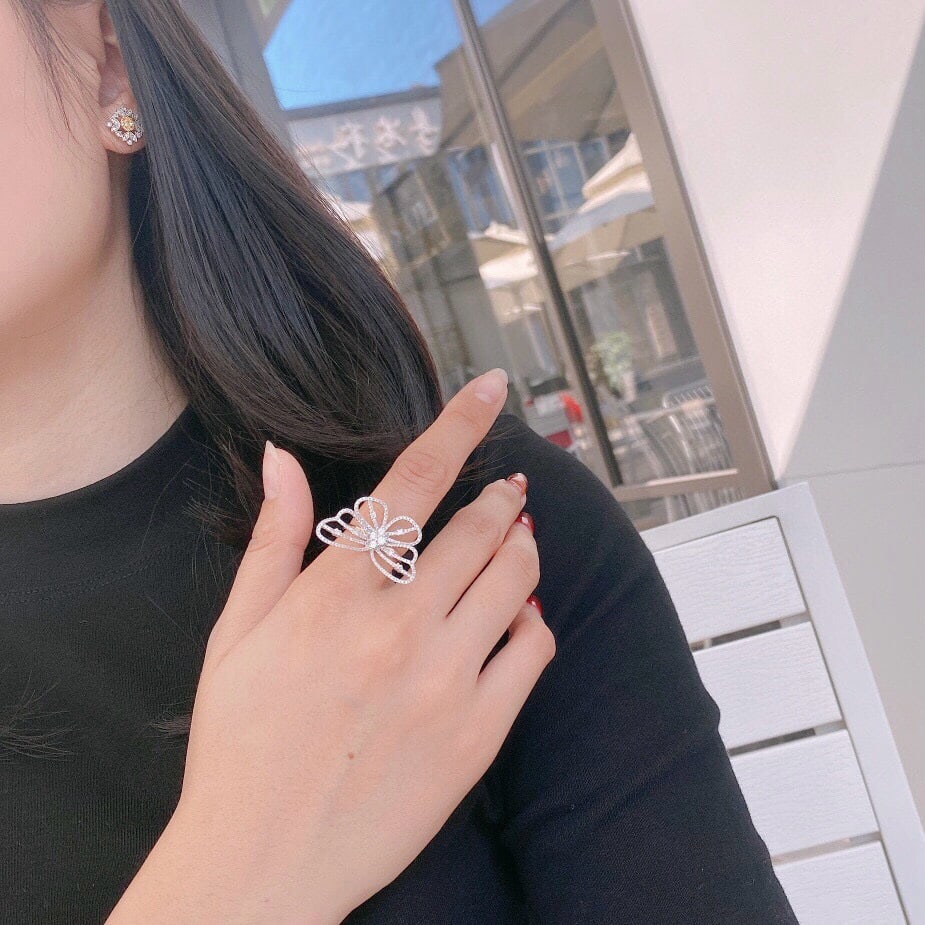 14k Gold 0.85 Ct Natural H Diamond Ring - 5