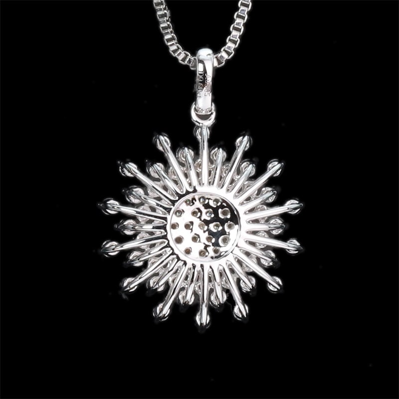 14k Gold 0.6 Ct Natural H Diamond Pendant( Without Chain ) - 4