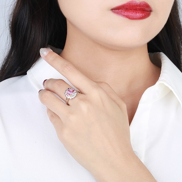 14k Gold 2.07 Ctw Natural Sapphire & Diamond Ring - 6
