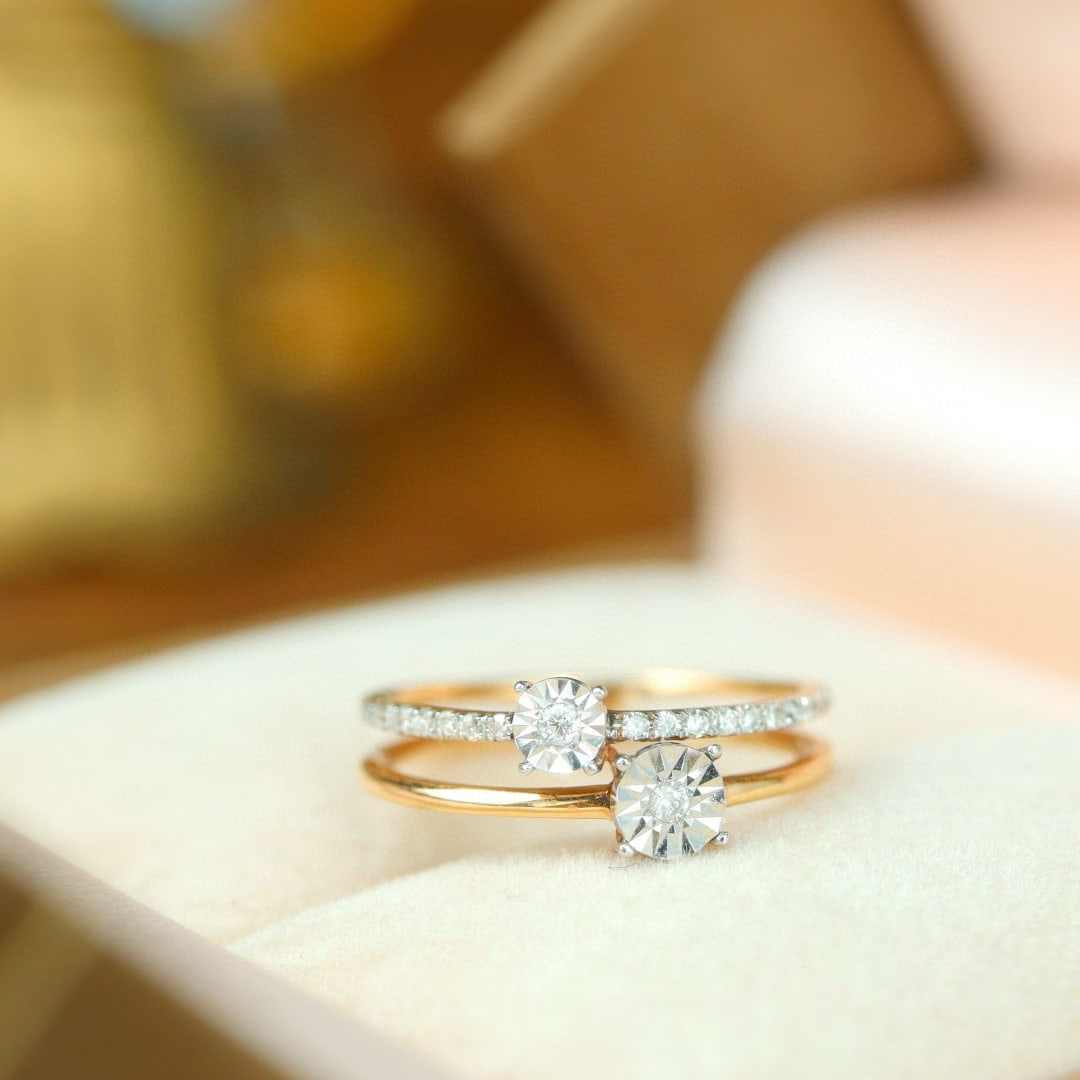 14k Gold 0.10 Ct Natural H Diamond Ring: Ref:230978143 // gold content:14k gold // ring size:7. 25us // // main gemstone:diamond // shape:round // carat weight:0. 10ct // clarity grade:vs-si // color:h // treatment:natural // cut grade:g //