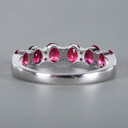 14k Gold 1.60 Ctw Natural Ruby & Diamond Ring - 2