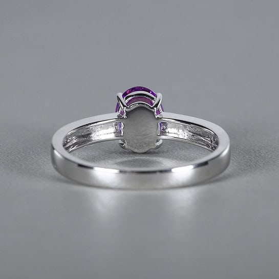 14k Gold 1.39 Ctw Natural Sapphire & Diamond Ring - 4