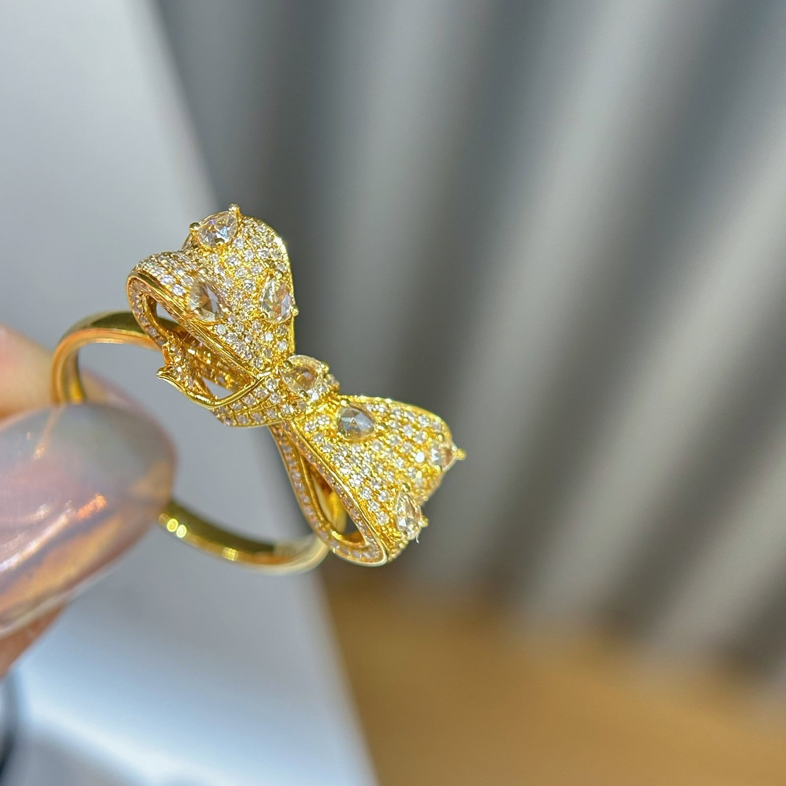 14k Gold 1 Ct Natural H Diamond Ring - 2