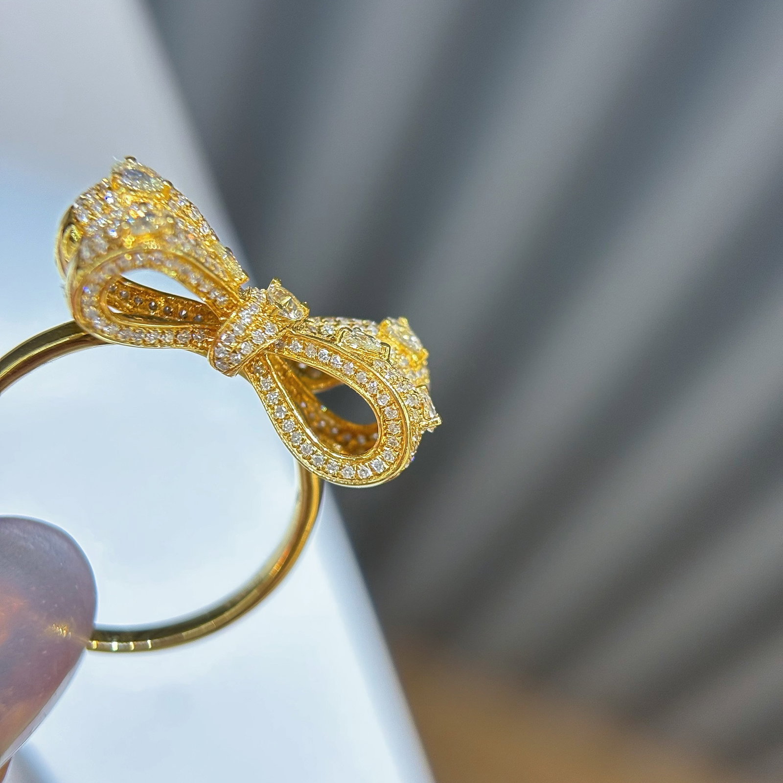 14k Gold 1 Ct Natural H Diamond Ring - 3