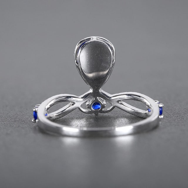 14k Gold 1.28 Ctw Natural Sapphire & Diamond Ring - 4