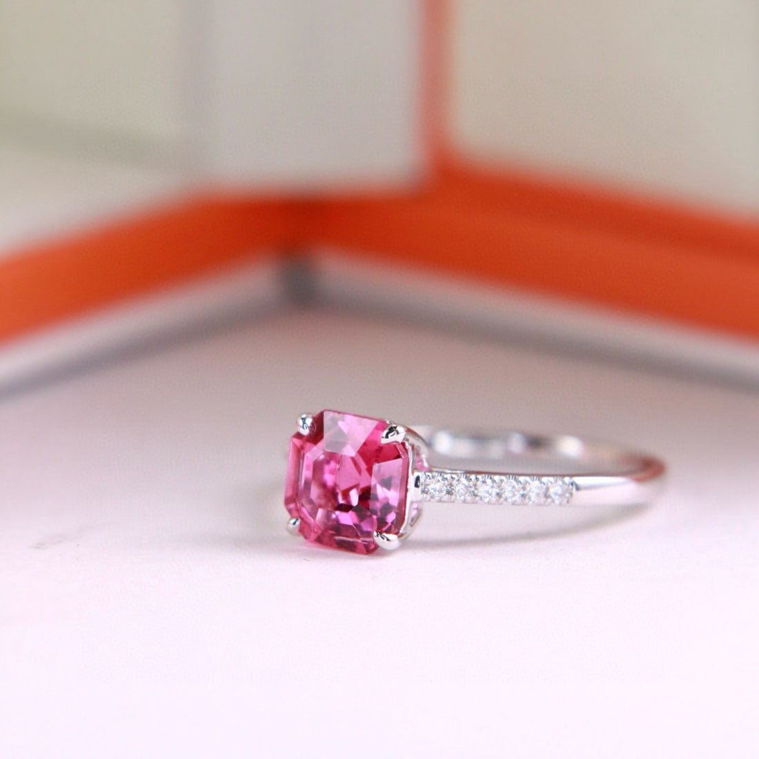14k Gold 1.31 Ctw Natural Tourmaline & Diamond Ring - 2