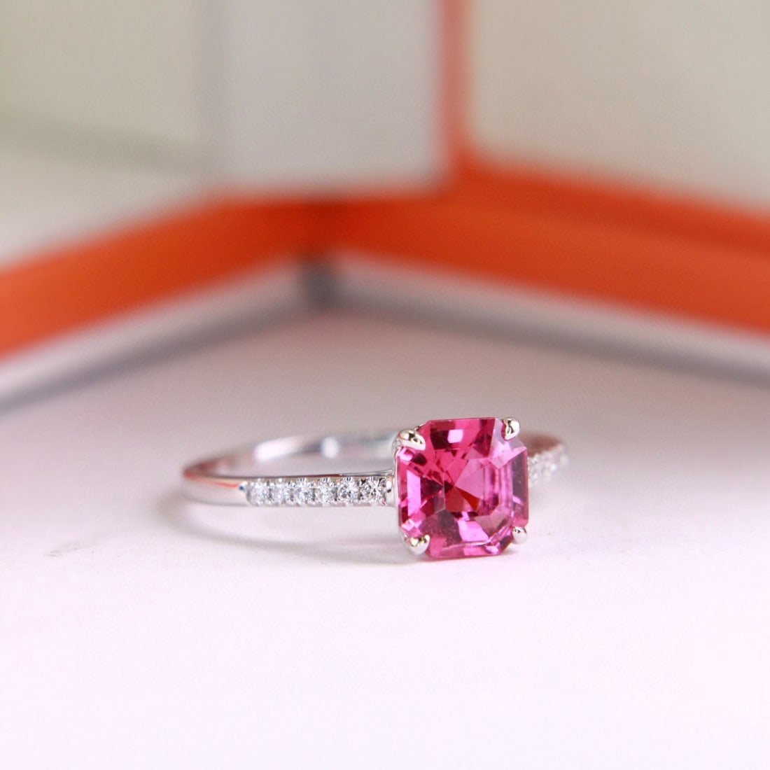 14k Gold 1.31 Ctw Natural Tourmaline & Diamond Ring - 3