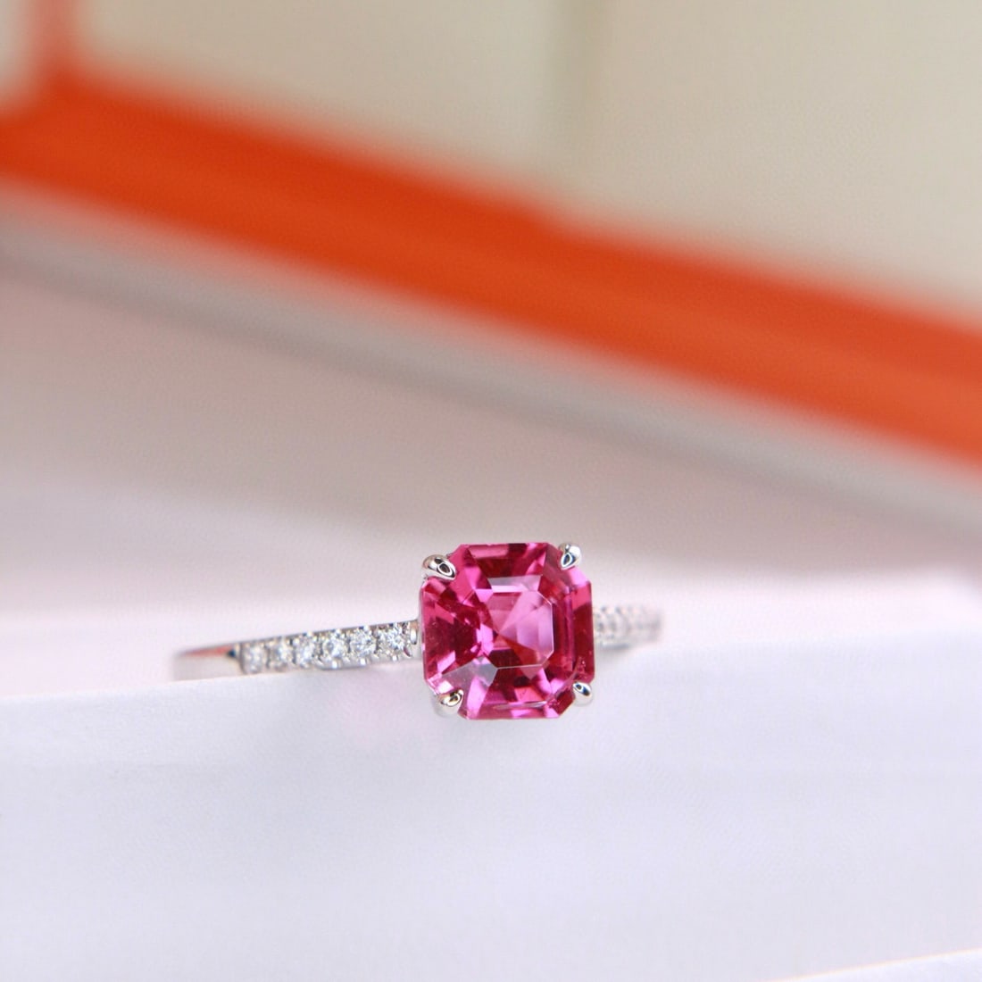 14k Gold 1.31 Ctw Natural Tourmaline & Diamond Ring - 4