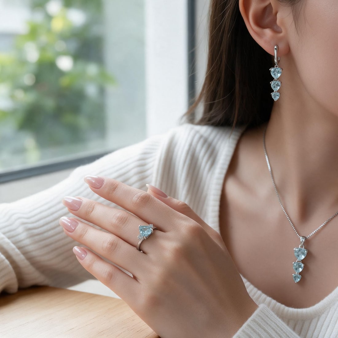 925 Sterling Silver Natural Garnet Jewelry Set: Ref:260820406 // gold content:925 sterling silver // ring size:7us // // main gemstone:garnet // shape:multiple // carat weight: // color:red // treatment:natural // Condition: New Low Estimate: