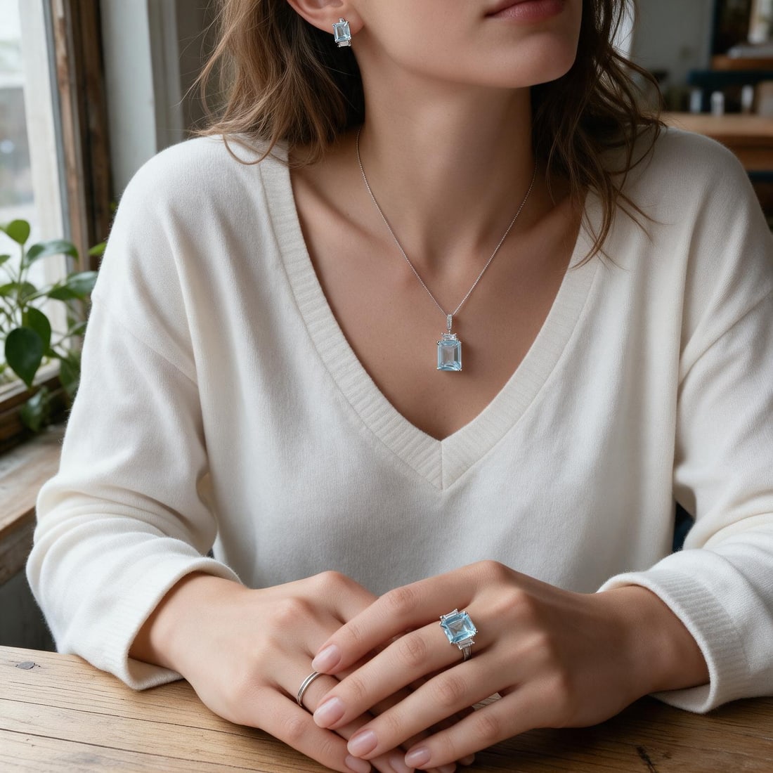 925 Sterling Silver Natural Amethyst & Garnet & Diopside Jewelry Set: Ref:260820412 // gold content:925 sterling silver // ring size:7us // // main gemstone:amethyst // shape:multiple // carat weight: // color:purple // treatment:natural // // adjacent gemstone 2 : garn