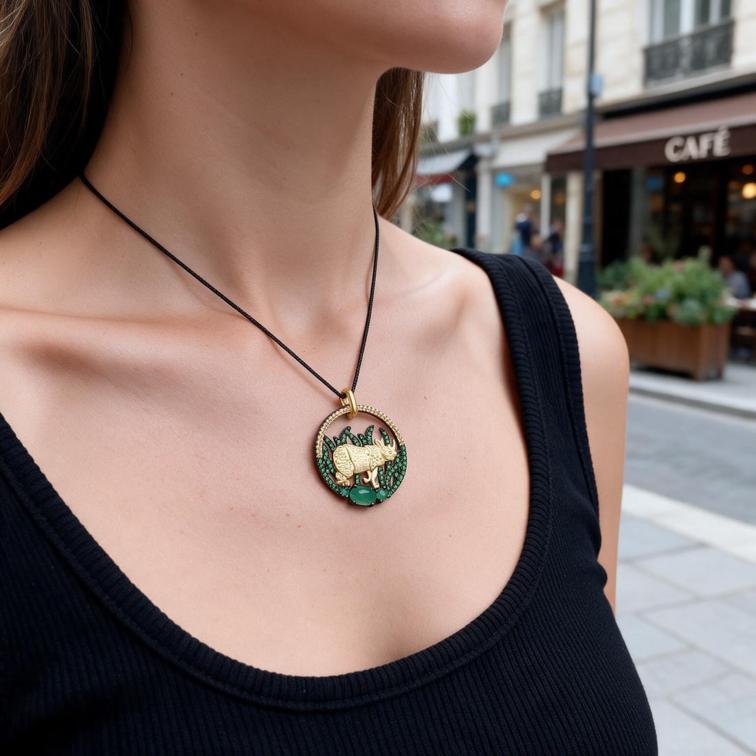 925 Sterling Silver Natural Agate & Nano Emerald & Nano Citrine Necklace: Ref:260821172 // gold content:925 sterling silver // main gemstone:agate // number of stones:3 // shape:multiple // carat weight: // color:green // treatment:natural // // adjacent gemstone 2 : nano e