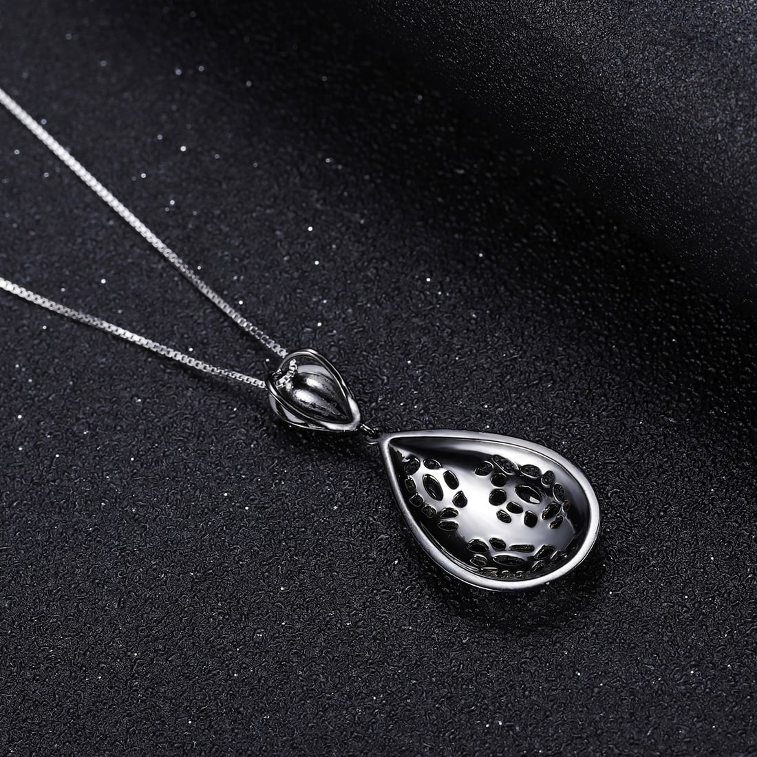 925 Sterling Silver Natural Amethyst Necklace - 5