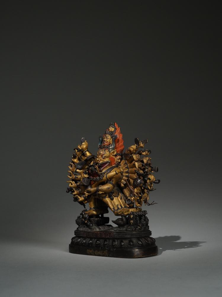 A BRONZE FIGURE OF VAJRABHAIRAVA (1 of 5)