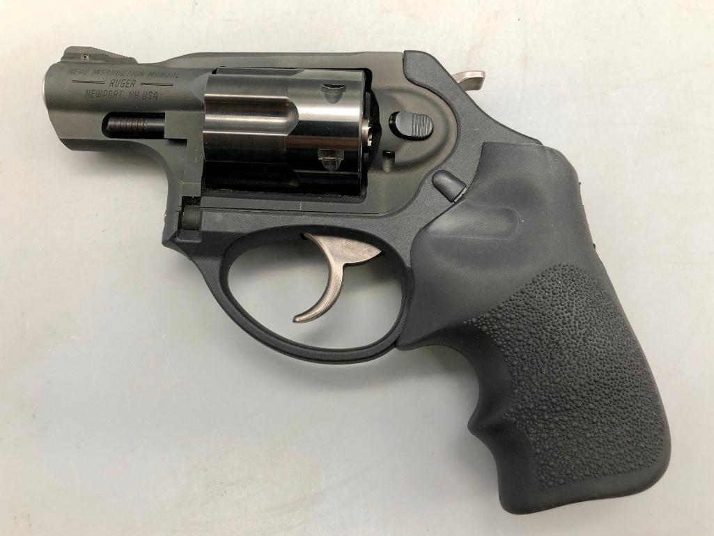 Ruger LCR New In Box: For your bidding pleasure in this lot is a new in box Ruger LCR revolver. It has a 1 7/8 inch barrel and Hogue soft rubber grips. This revolver is chambered in .327 Federal Magnum. This is an excellen