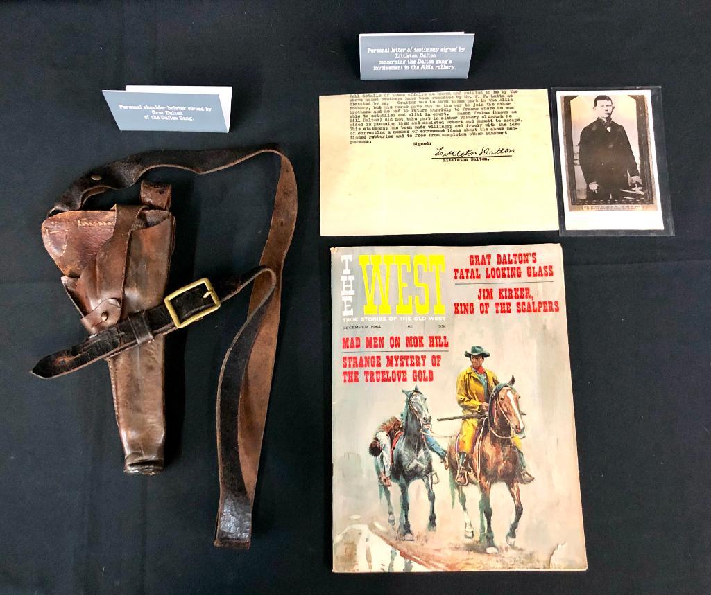 Grat Dalton Shoulder Holster & Other Dalton Related Items (1 of 16)