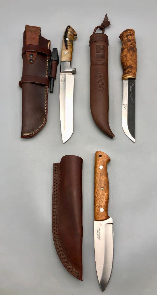 3 Handmade Hunting Knives (1 of 20)