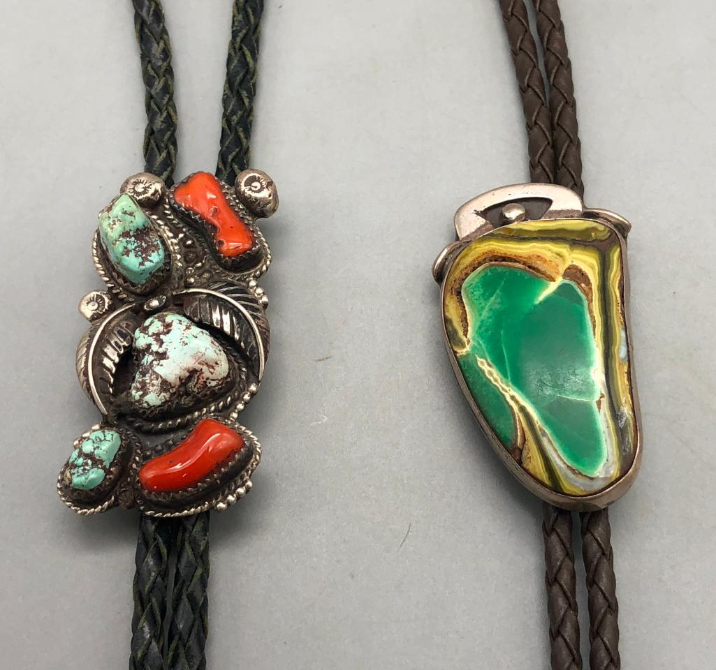 Two Unique Style Vintage Bolo Ties (1 of 6)