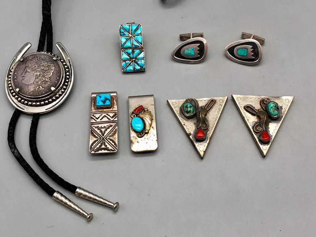 Bolo Tie, Collar Tips, Money Clips, Etc (1 of 11)