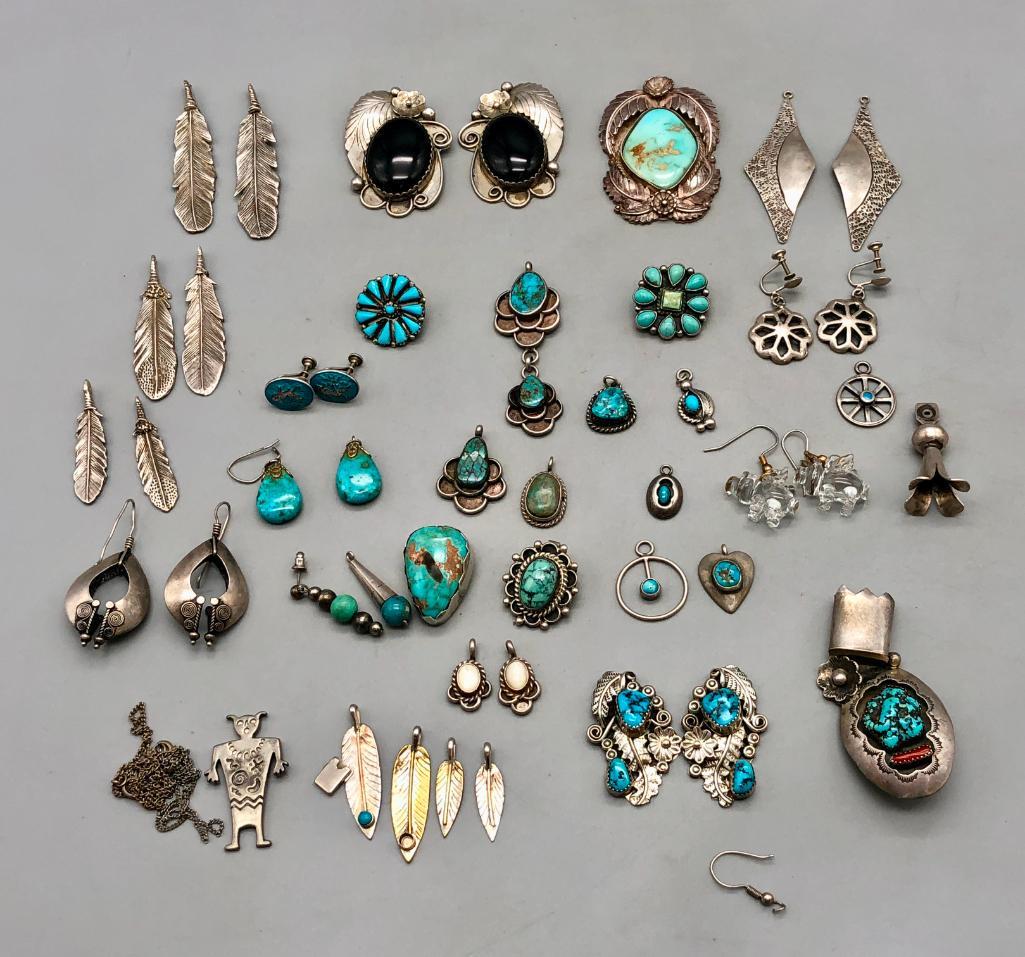 Miscellaneous Group of Earrings, Pendants, Etc. (1 of 20)