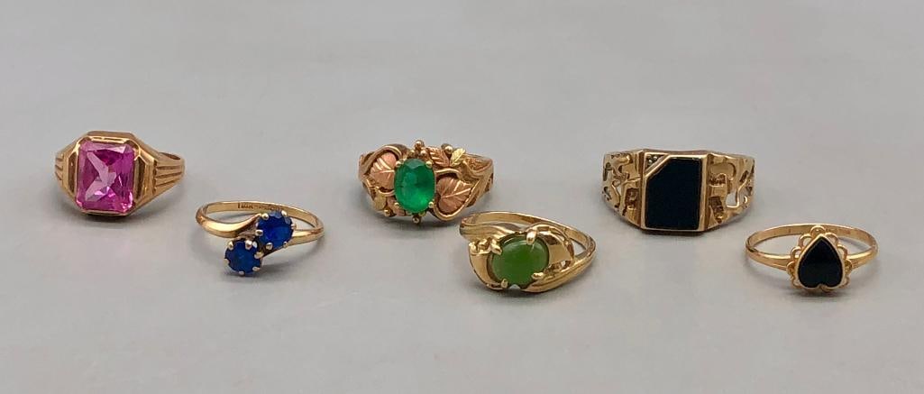 Group of 10K Gold Rings (1 of 16)