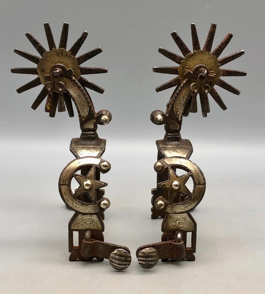 California Style Spurs Marked Bacho's (1 of 11)