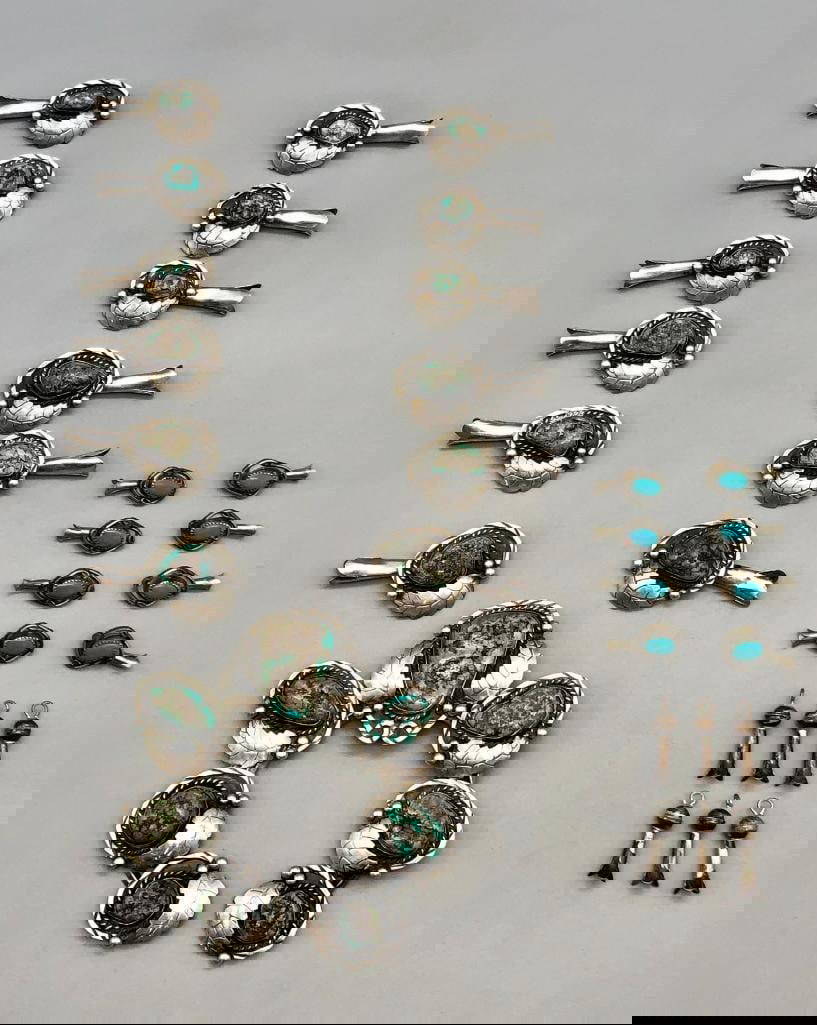 Squash Blossom Parts And Pieces Group Auction