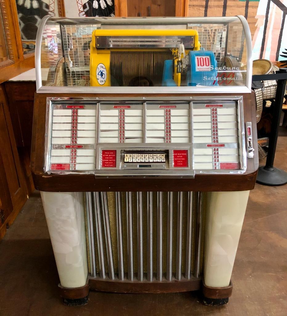 Vintage Seeburg Selectomatic 100 Juke Box (1 of 13)