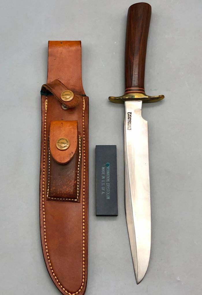 Randall Model 1-8 Knife with Sheath and Stone (1 of 20)