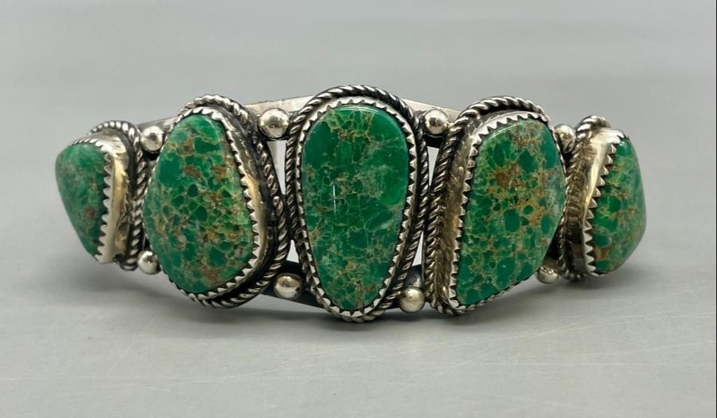 Five Stone Turquoise Bracelet By LaRose Gonadonegro (1 of 9)