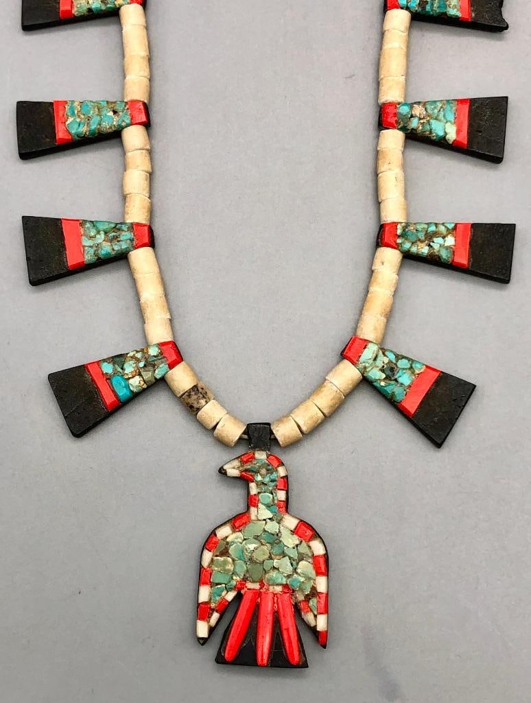 Depression Era Thunderbird Tab Necklace (1 of 15)