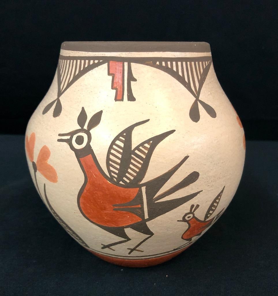 Zia Pueblo Decorated Pot (1 of 8)