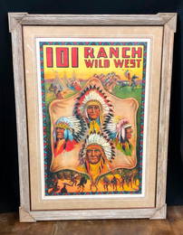 101 Ranch Wild West Show Framed Poster