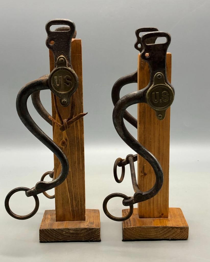 Two U.S. Cavalry Officer's Style Bits (1 of 15)