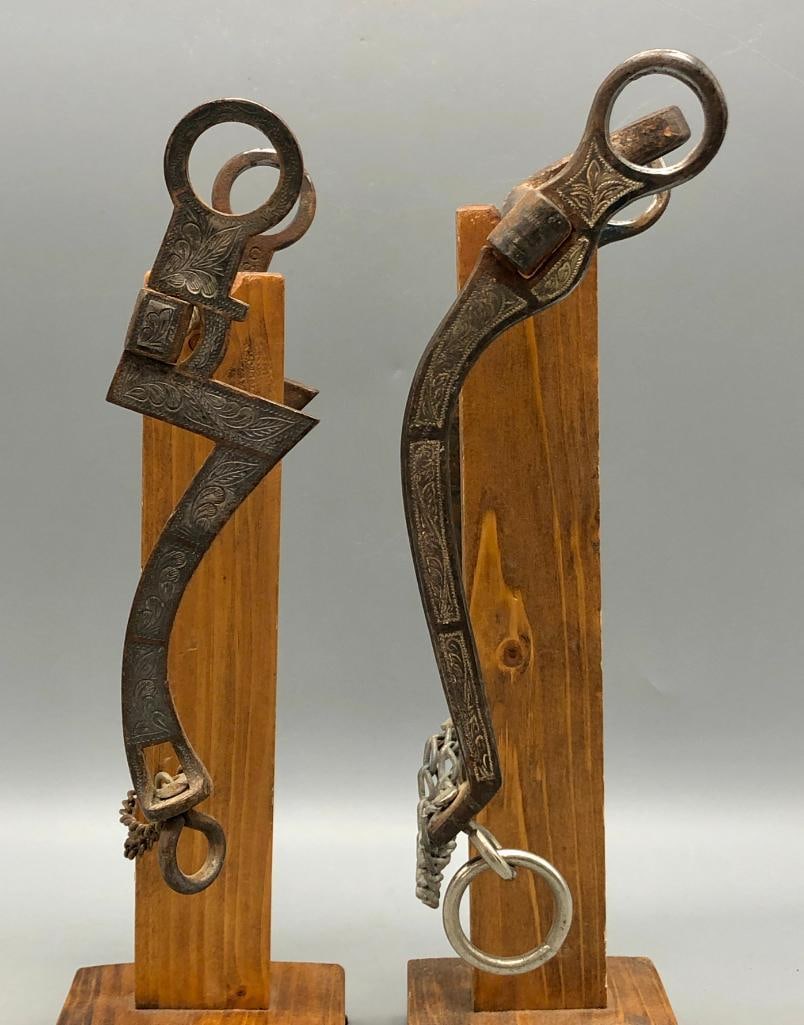 Two Signed Bits With Silver Engraved Inlay (1 of 20)