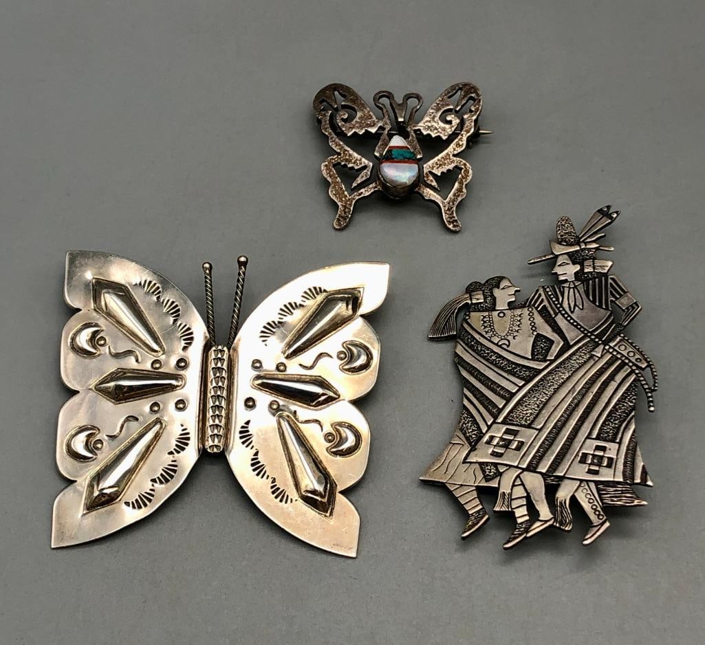Three Sterling Silver Pins (1 of 14)