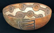 Large Prehistoric St. Johns Pottery Bowl