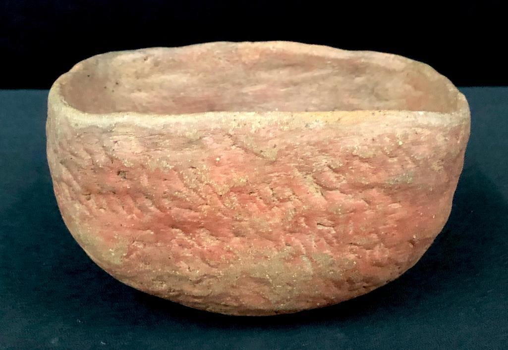 Unique Square Shaped Prehistoric Pottery Bowl (1 of 12)