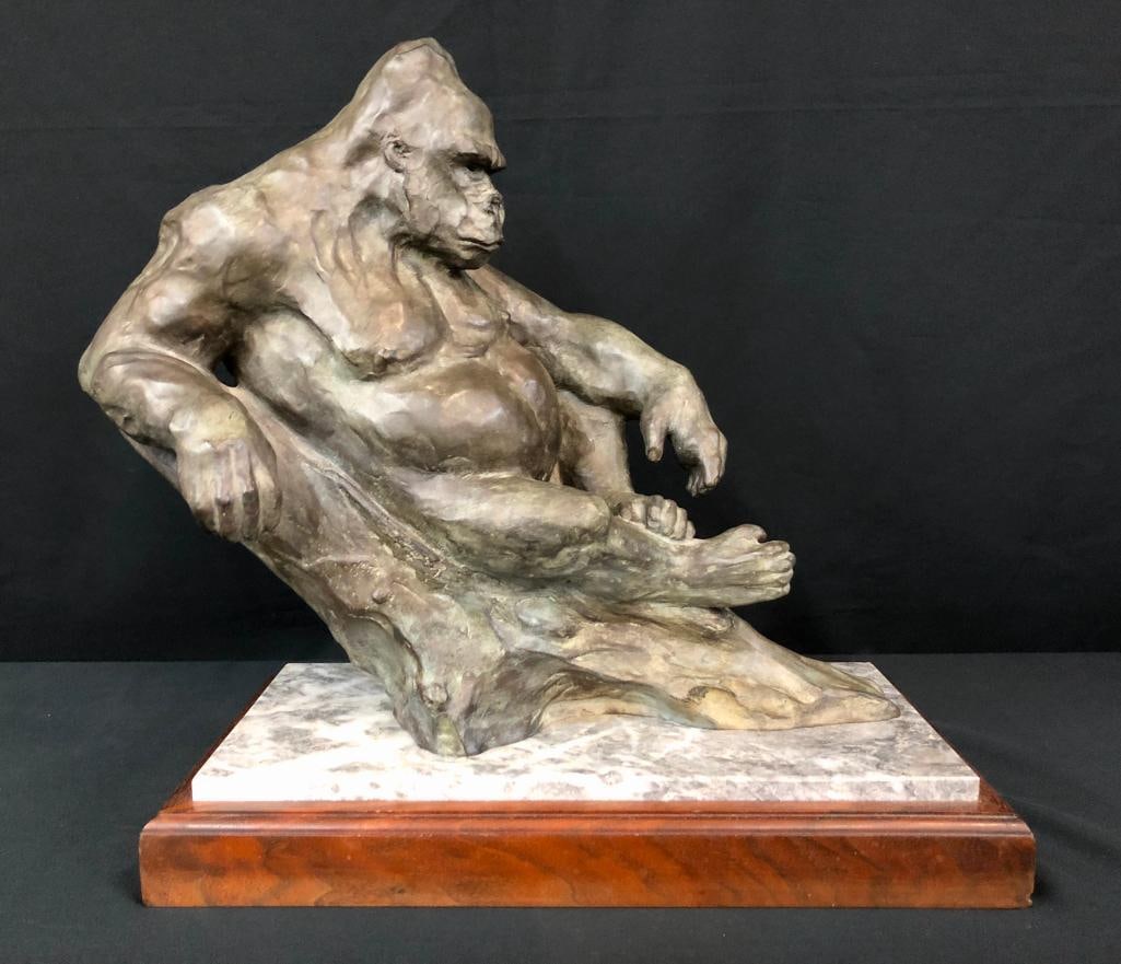 "Gorilla" A Bronze By Sherry Sander 32/35 (1 of 11)