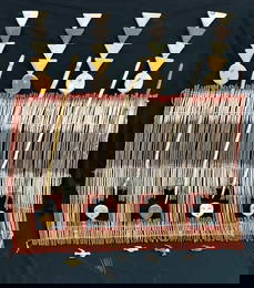 Navajo Sun's House Screen For Shooting Way Chant